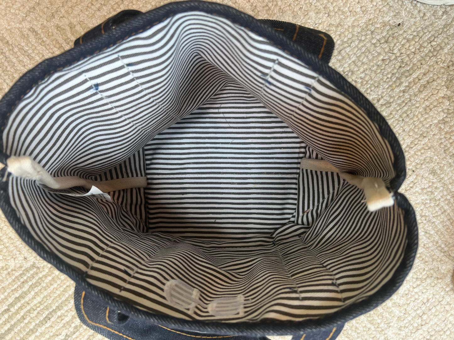 The Del Rey Denim Compact Tote
