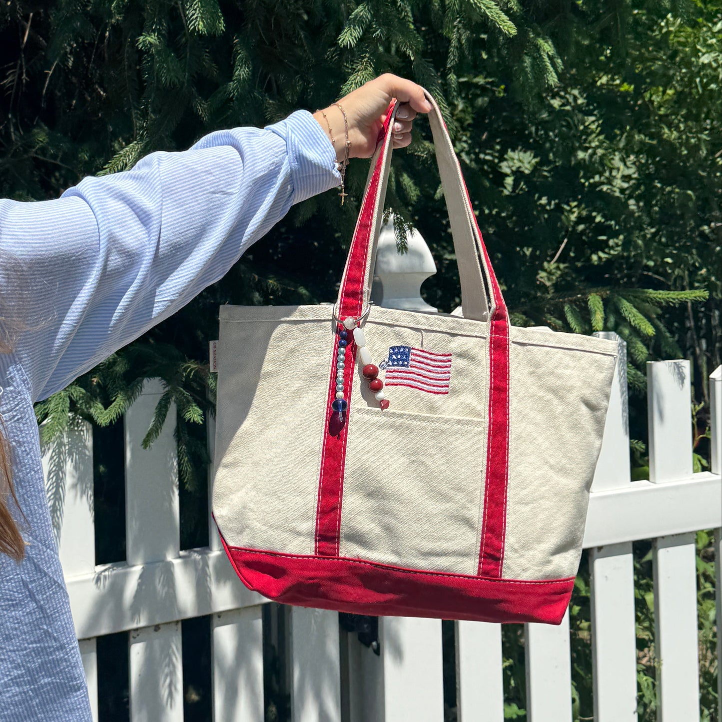 The Raleigh Red Tote